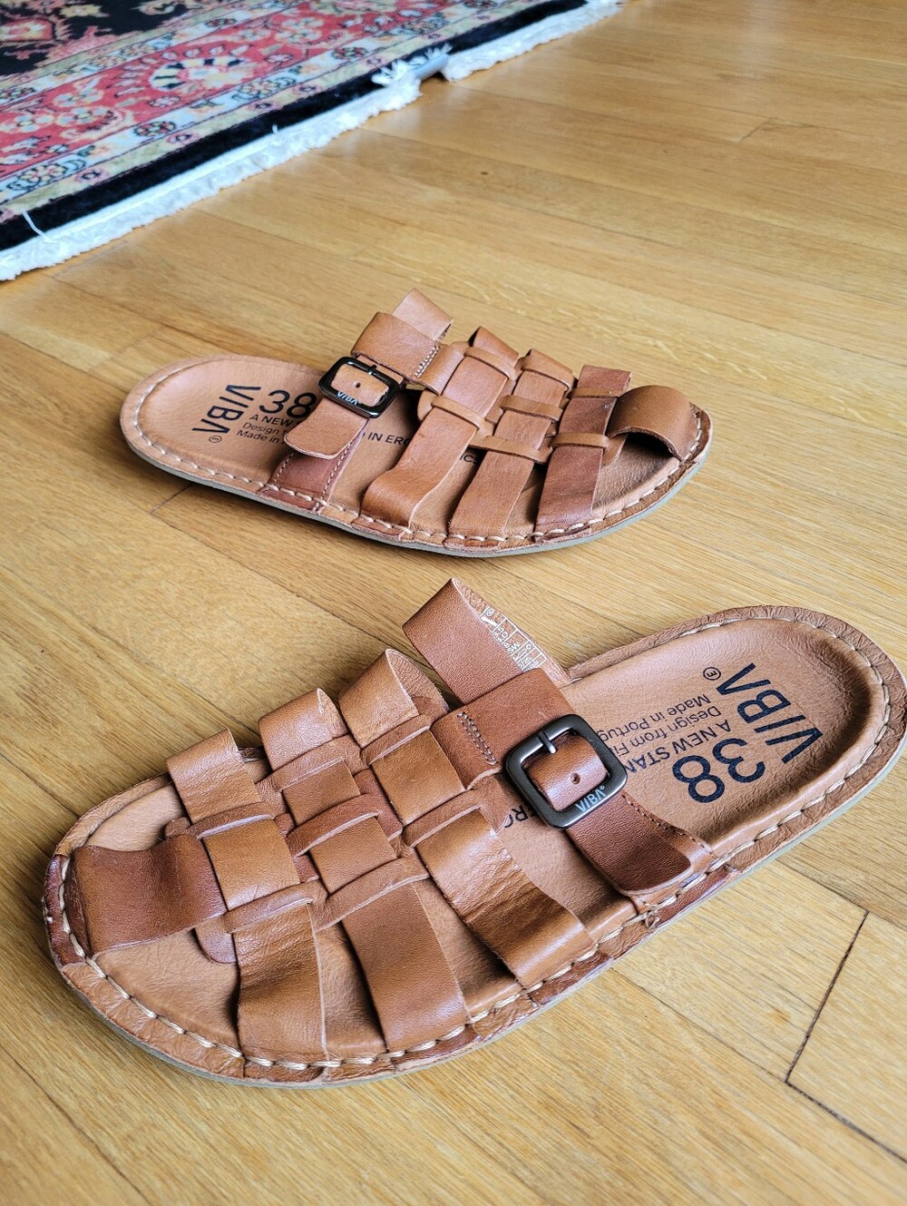 Vibae Amalfi Fisherman Mule Sandals